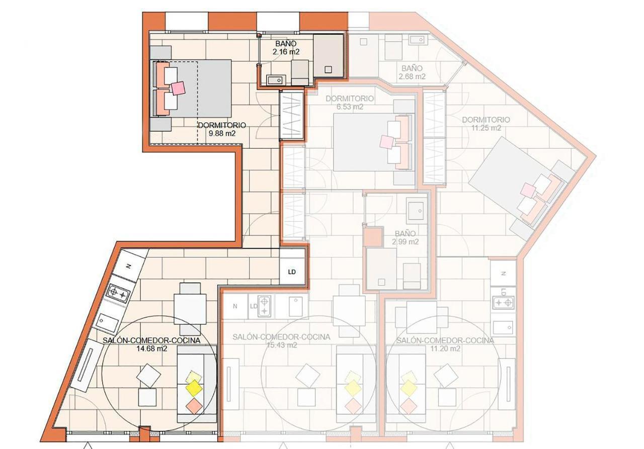 New 1 Min Metro, Cozy 1 Bed Close To Downtown, Wifi A Мадрид Екстер'єр фото